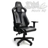 Executive Office Chair Black with Carbon Accents Gaming