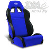 SAAS Vortek Seat Dual Recline Black/Blue ADR Compliant