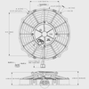 Maradyne 9" Champion Series 12v Fan M093K A11-1000