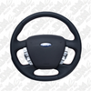 Retro Ford FPV FG Falcon Steering Wheel Black Leather Red Stitching OEM Style FG-OEM-RED-ST