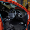 Retro Ford/FPV FG Falcon Steering Wheel Black Leather Black Stitching Flat Bottom FG-FB-BLK-ST