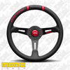 MOMO Drifting Black/Red 330mm Steering Wheel VDRIFT33NROSL