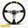 MOMO ULTRA Black 350mm Steering Wheel VULTRABLK350R