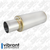 Vibrant Performance TPV Universal Muffler - Straight Tip 3" Inlet 21.25" Long
