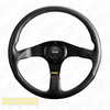 MOMO Tuner Black Leather 350mm Steering Wheel
