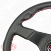 SAAS Steering Wheel Leather Corsa 14" / 350mm Contoured Grip