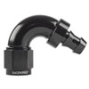 Raceworks 400 Series Push Lock Hose End 120 Degree