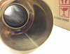 HRP Cannon Muffler (Gold Finish) 2.5" Inlet, 3.5" Tip