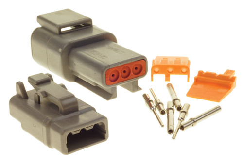 Raceworks Deutsch DTM 3-Way Connector Kit CPS-119