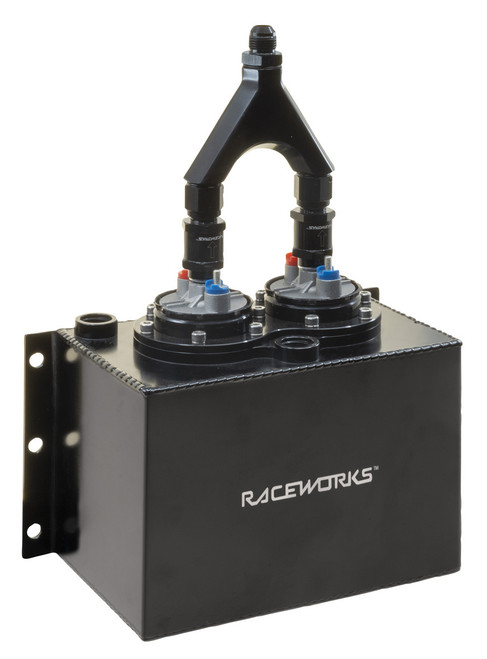 Raceworks Surge Tank Kit Black Suit Twin 044 - 3L Raceworks Surge Tank Kit Black Suit Twin 044 - 3L