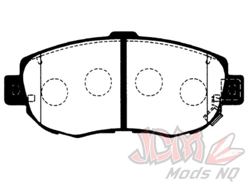 Project-MU HyperCarbon F123 HC-EP Front Brake Pads for Toyota Supra/ Chaser & Soarer JZA80/JZX100/UZZ40 Project-MU HyperCarbon F123 HC-EP Front Brake Pads for Toyota Supra/ Chaser & Soarer JZA80/JZX100/UZZ40