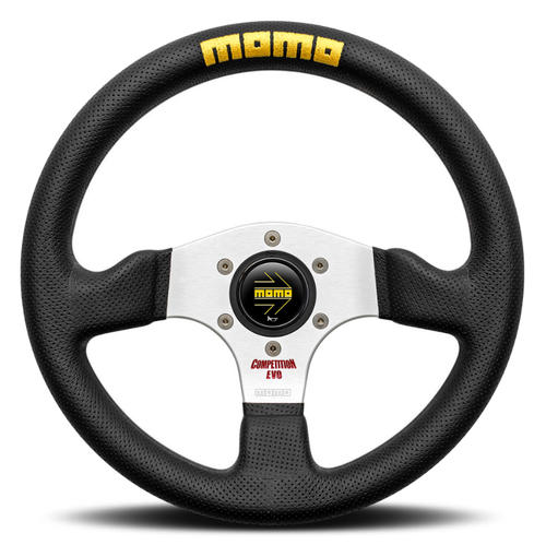 MOMO Steering Wheel Leather COMPETITION EVO BLK 320MM