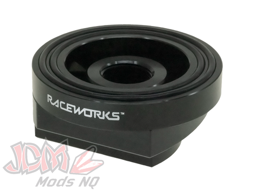 Raceworks Billet Oil Filter Relocation Spin On Adaptor Plate