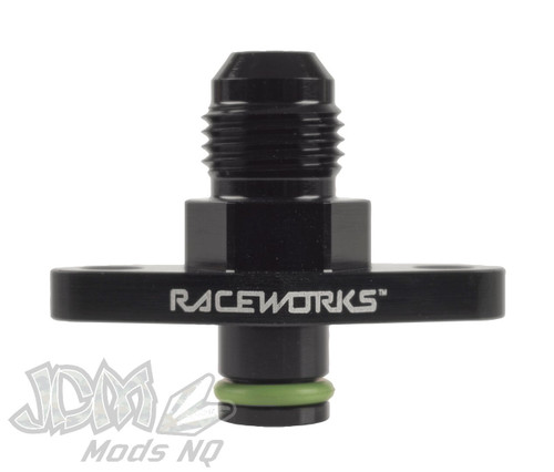 Raceworks OEM Fuel Rail FPR Adaptor AN-6 For Subaru/Nissan/Mazda Raceworks OEM Fuel Rail FPR Adaptor AN-6 For Subaru/Nissan/Mazda