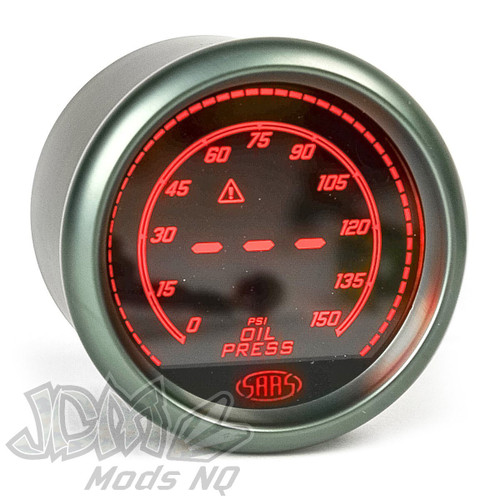 Oil Pressure Gauge 0-150 psi 52mm Muscle Digital Series Oil Pressure Gauge 0-150 psi 52mm Muscle Digital Series