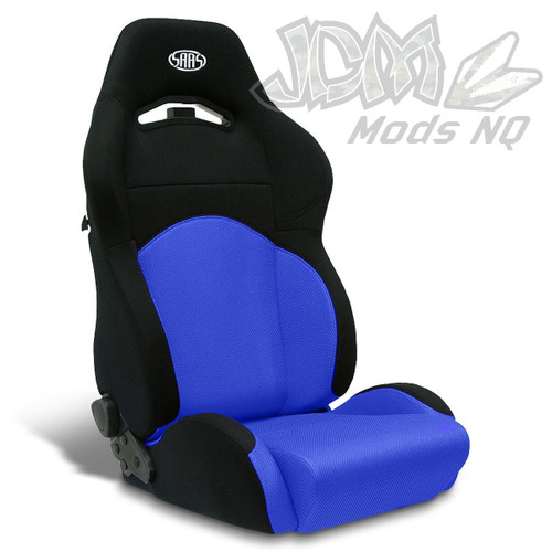 SAAS GT Seat Dual Recline Black/Blue ADR Compliant