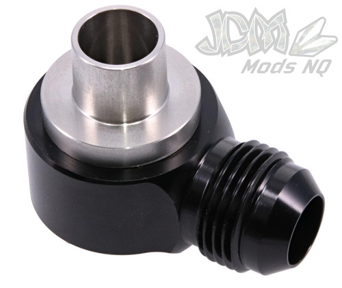 Raceworks AN-10 Low Profile Banjo Breather Adaptor Fitting - Nissan Skyline R32/R33 (RB20/RB25 Non Neo) Raceworks AN-10 Low Profile Banjo Breather Adaptor Fitting - Nissan Skyline R32/R33 (RB20/RB25 Non Neo)