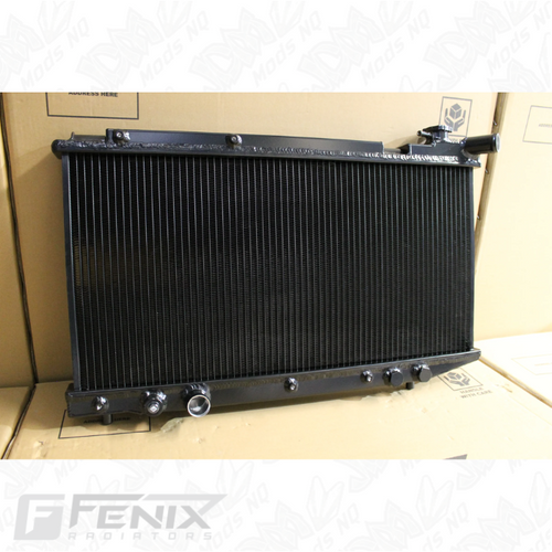 Toyota AE93 Corolla 4A-GE Full Alloy Performance Radiator - Black Toyota AE93 Corolla 4A-GE Full Alloy Performance Radiator - Black