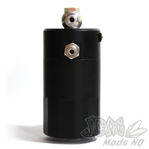 SAAS Oil Catch Tank LS1 Baffled Black Billet 500ml SAAS Oil Catch Tank LS1 Baffled Black Billet 500ml