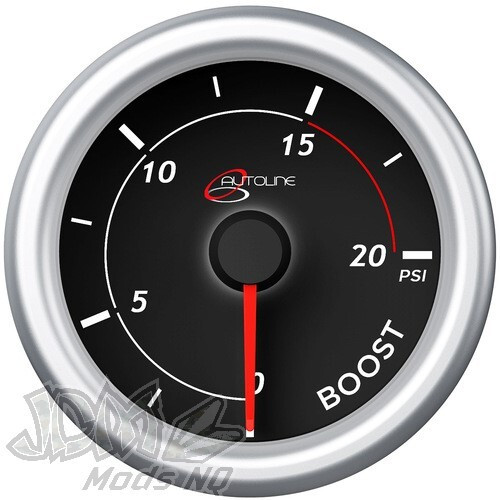 Boost Gauge Diesel 0-20 psi 52mm Black Autoline