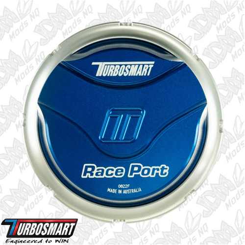 Turbosmart GenV RacePort BOV – (Blue) TS-0204-1131 Turbosmart GenV RacePort BOV – (Blue) TS-0204-1131