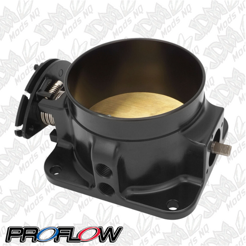 Proflow Throttle Body, Universal 100mm Bore Size, MPI, Billet Aluminium, Black Anodised PFETBU100BK Proflow Throttle Body, Universal 100mm Bore Size, MPI, Billet Aluminium, Black Anodised PFETBU100BK