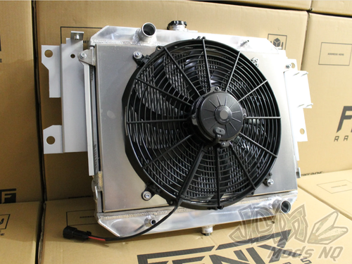Daihatsu Feroza Full Alloy Performance Radiator, Custom Shroud & 14" Spal Fan Daihatsu Feroza Full Alloy Performance Radiator, Custom Shroud & 14" Spal Fan