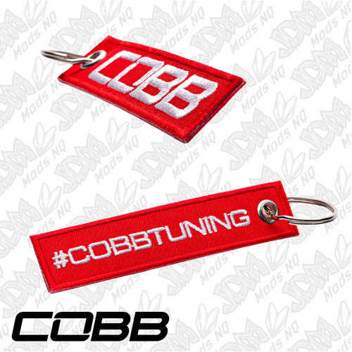 Cobb Tuning Red Embroidered Keychain Cobb Tuning Red Embroidered Keychain