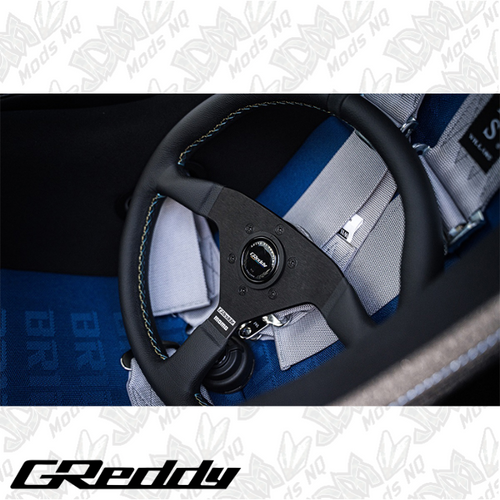 GReddy x MOMO sports steering wheel