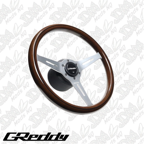GReddy sports steering wheel (Dark Brown)