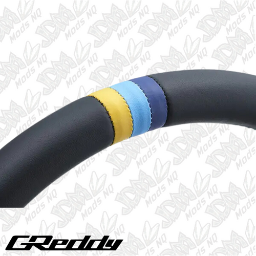 GReddy Leather Sports Steering Wheel
