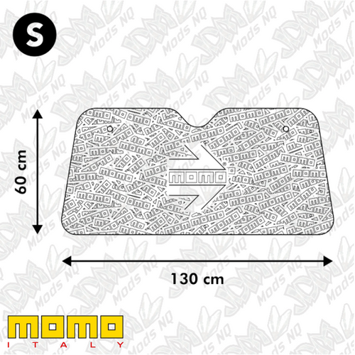 MOMO Sunshade Freccia Black / White (Small)