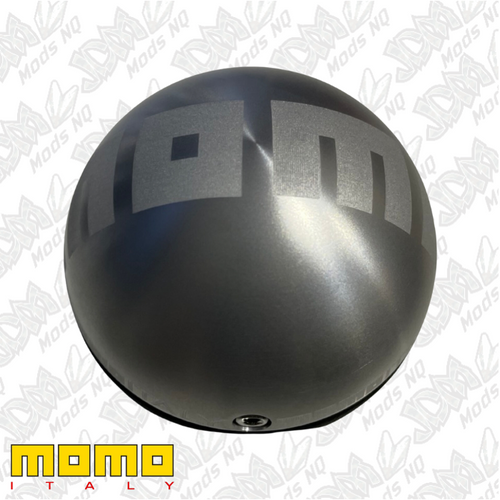 Momo Gear Knob Sphere Duke Aluminium Black Leather