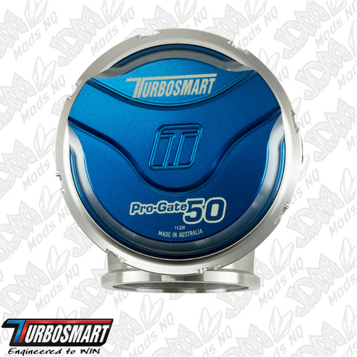 Turbosmart GenV ProGate50 14psi External Wastegate (Blue) TS-0554-1011 Turbosmart GenV ProGate50 14psi External Wastegate (Blue) TS-0554-1011