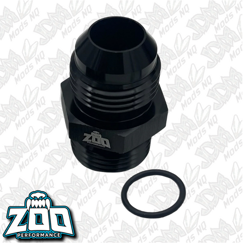 Zoo Performance AN-6 to ORB Adaptor with O-Ring Zoo Performance AN-6 to ORB Adaptor with O-Ring