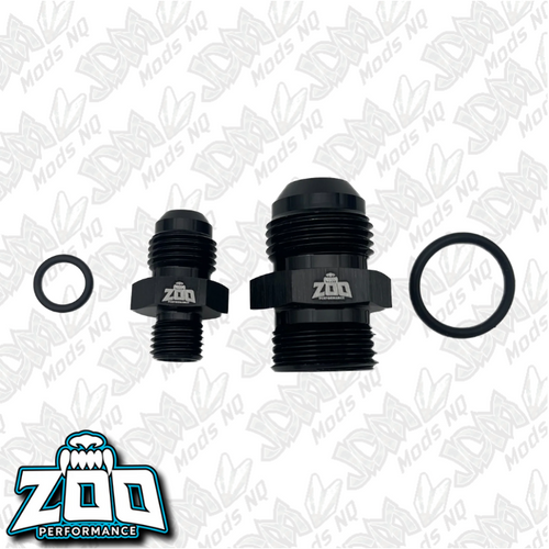 Zoo Performance AN-10 to ORB Adaptor with O-Ring Zoo Performance AN-10 to ORB Adaptor with O-Ring