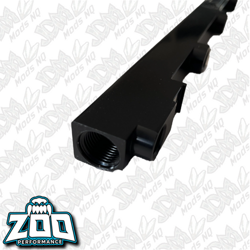 Zoo Performance Nissan RB25 Fuel Rail - Black Zoo Performance Nissan RB25 Fuel Rail - Black