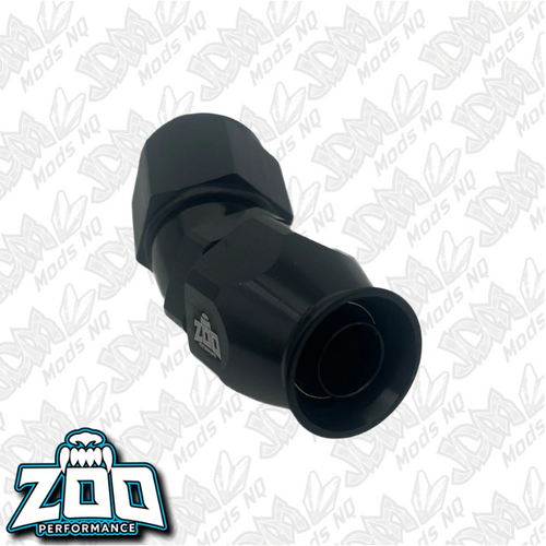 Zoo Performance 200 Series PTFE 30 Deg Hose Ends (Teflon)