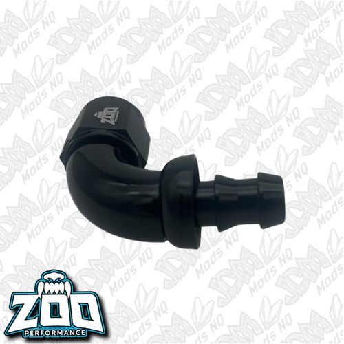 Zoo Performance 400 Series 90 Deg Hose Ends (Push Lock) Zoo Performance 400 Series 90 Deg Hose Ends (Push Lock)