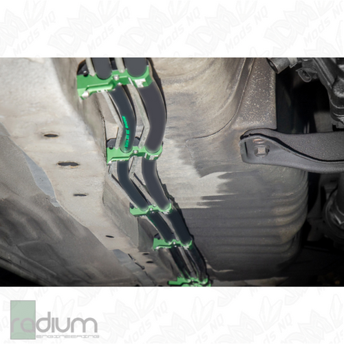 Radium Fuel Brake Line Retainer Kit - Nissan Silvia S13, S14, S15 / Skyline R32, R33, R34 Radium Fuel Brake Line Retainer Kit - Nissan Silvia S13, S14, S15 / Skyline R32, R33, R34
