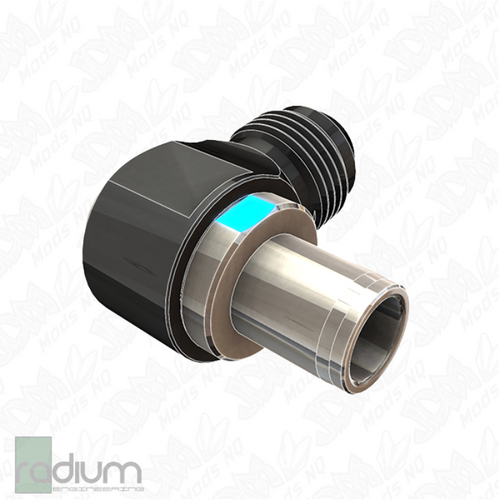 Radium 10AN Male Press-Fit Fitting - Nissan KA24DE Intake