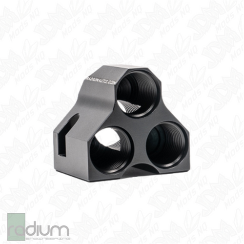 Radium Distribution Block 3 x 10AN ORB to 1 x 12AN ORB w/Fittings