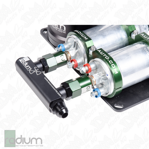 Radium 4-Port Manifold, Bosch 044 Pumps, Reuses Check Valves