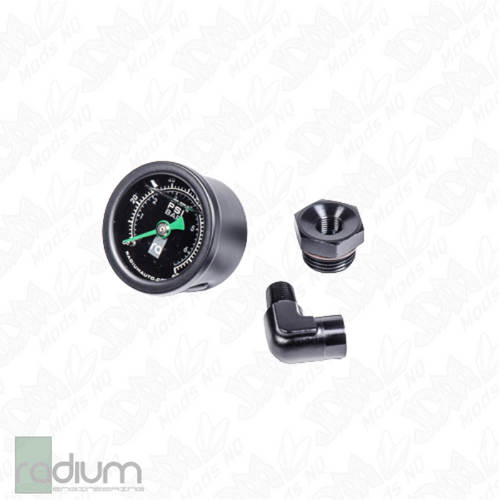Radium Fuel Pressure Gauge w/8AN ORB Adapter