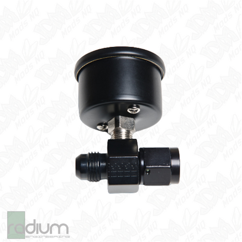 Radium Fuel Pressure Gauge w/ 6AN Inline Adapter