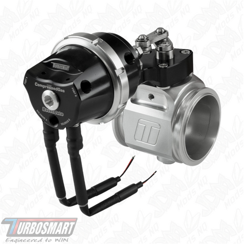 Turbosmart Compressed Gas BoostGate50 7PSI Black – Inbuilt Solenoids (Control In Cap CO2 Boost Control)