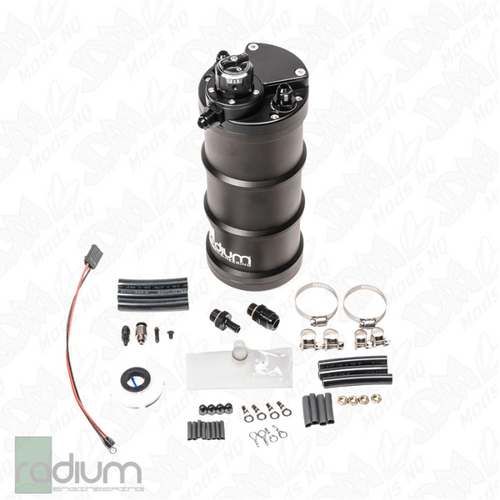 Radium FSTR RA Fuel Surge Tank w/Integrated FPR Fuel Pressure Regulator