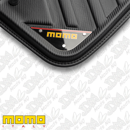 MOMO Drive Preformed Floor Mat Black/Carbon Single