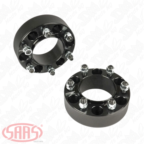 SAAS Wheel Spacers Forged HubCentric 6x139.7 PCD 110 Bore 50mm Thick SAAS Wheel Spacers Forged HubCentric 6x139.7 PCD 110 Bore 50mm Thick