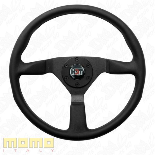 MOMO Montecarlo Black Leather 380mm Steering Wheel HDT 4805 Hub